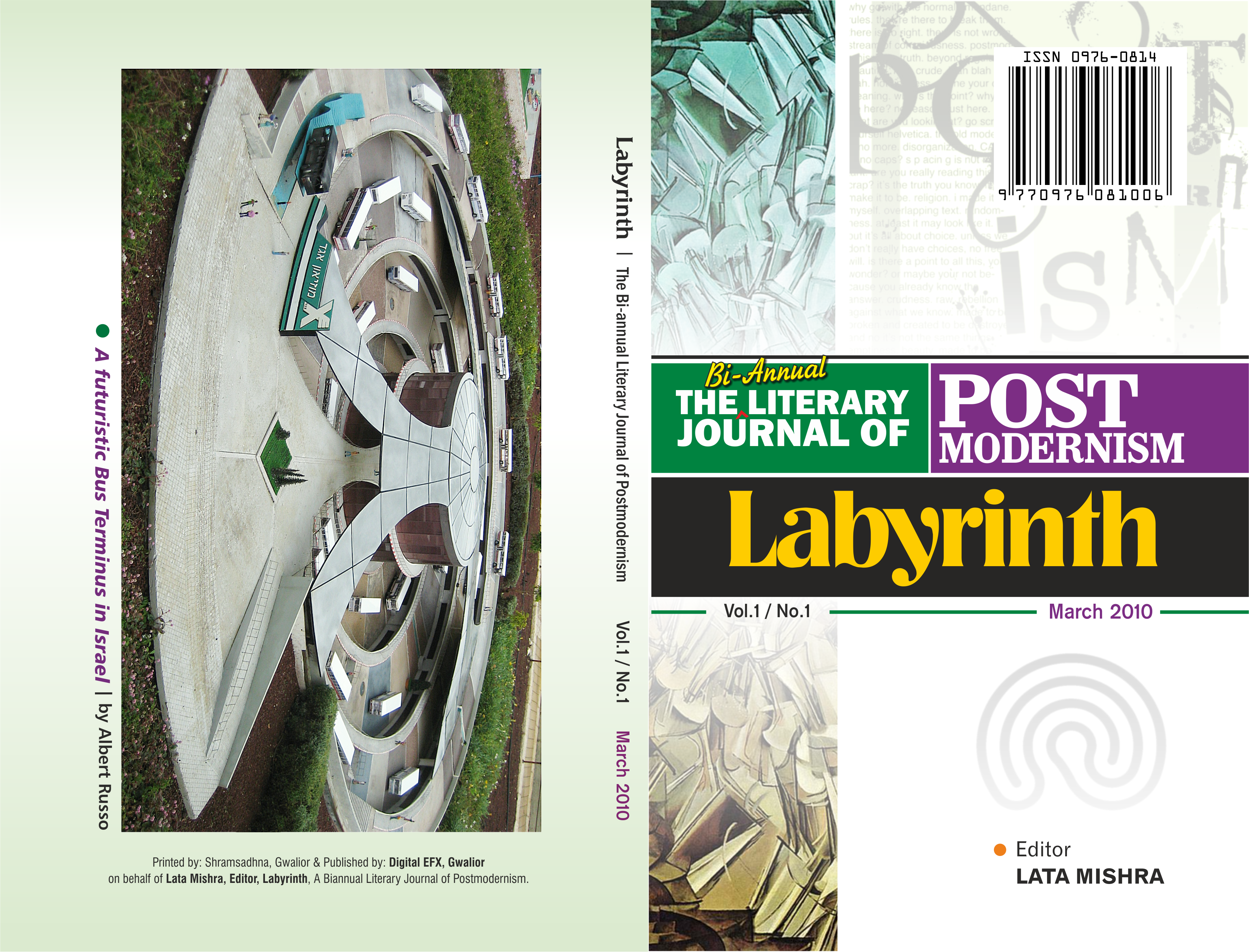 Cover of Vol. 1 No. 1